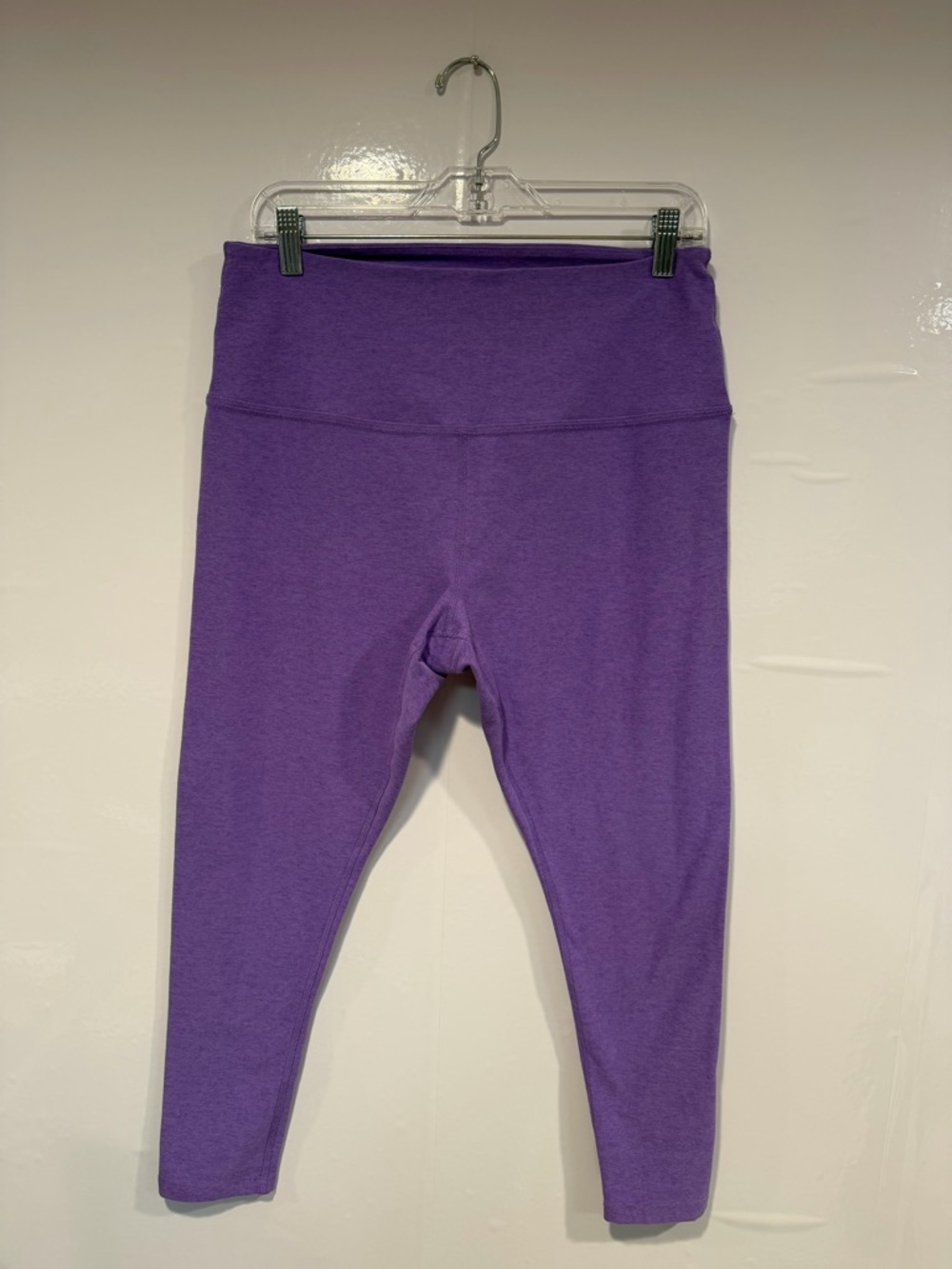 Purple beyond yoga‎ space dye crop leggings